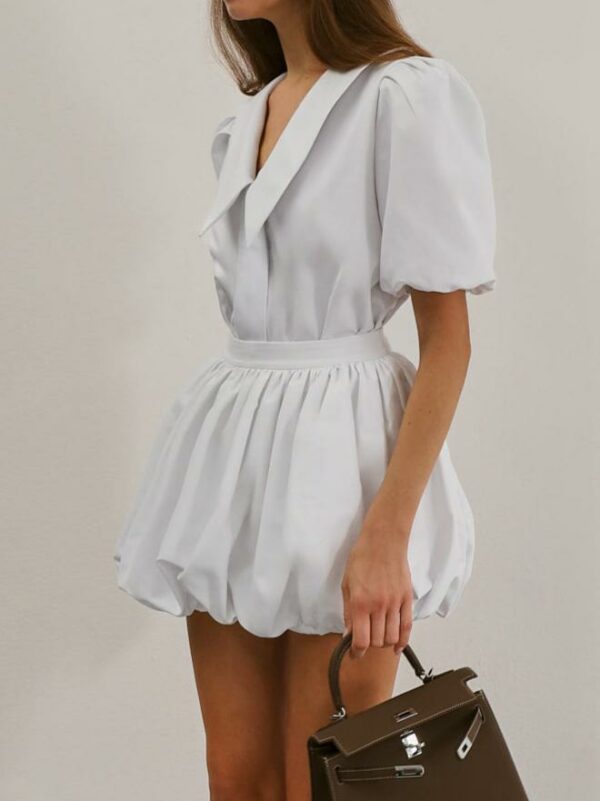 Puffball Skort | White - Image 6