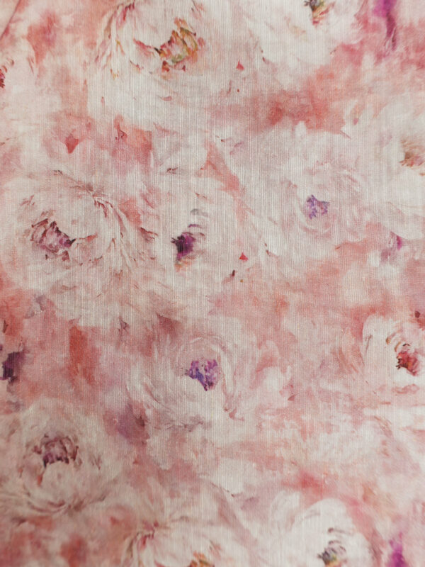 Button Through Sleeveless Top | Pink Mix - Image 3