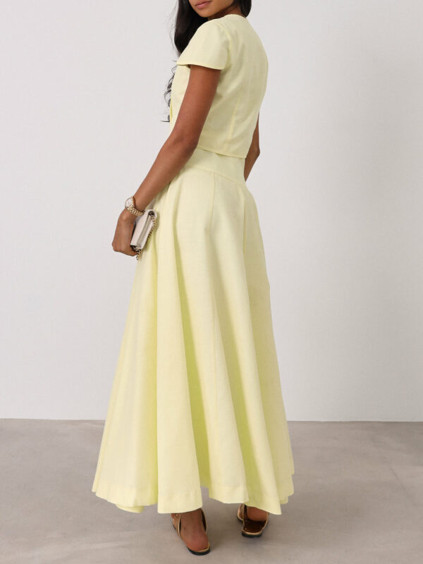 Button Top | Lemon Sorbet - Image 4