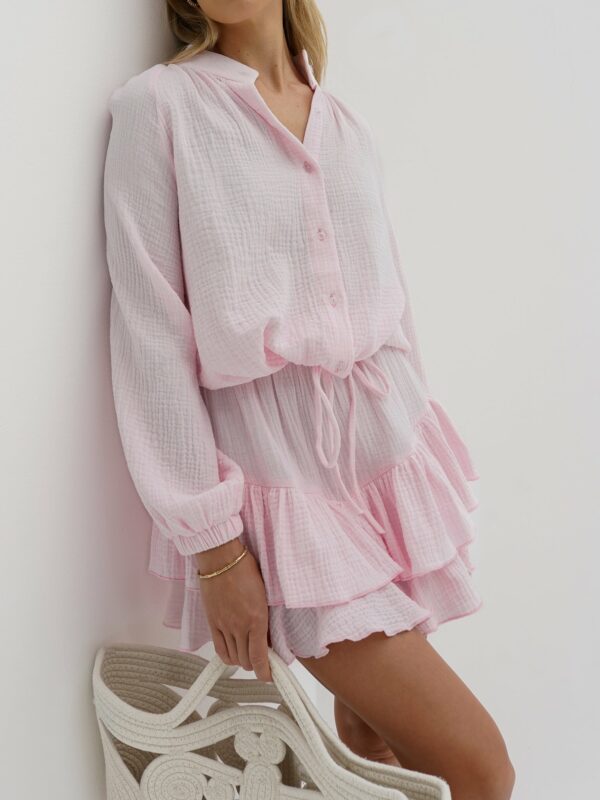 Cotton Day Frill Skort | Cloud Pink - Image 4
