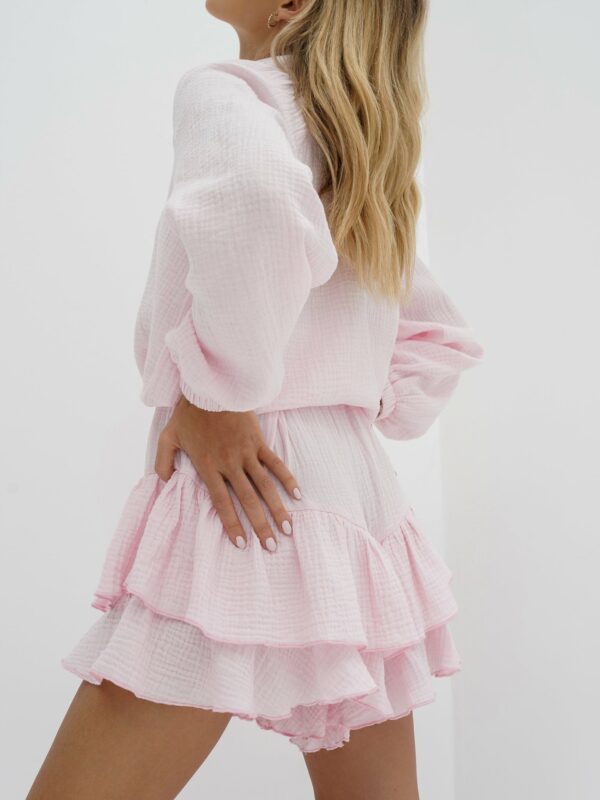 Cotton Day Frill Skort | Cloud Pink - Image 5